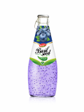 Wholesale Fruit Juice Basil seed drink Blueberry flavour in 